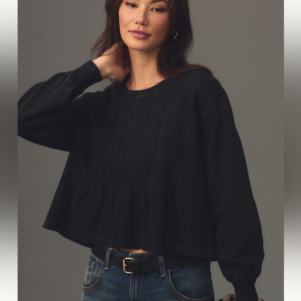 Pilcro box pleat shirt